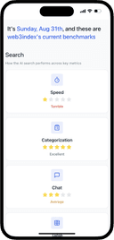 Benchmarks interface